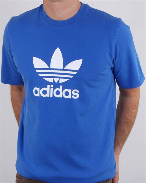 mens blue adidas original trefoil t shirt 3xl|adidas Originals Men's Trefoil T.